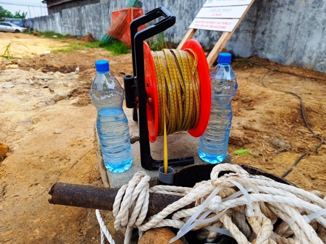 Sonde piézométrique manuelle à ruban